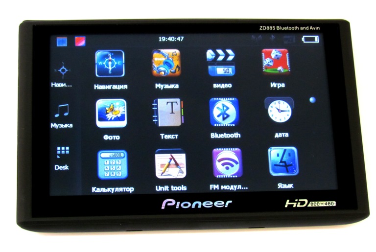 GPS навигатор Pioneer ZD885 HD