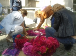 В Херсоне уже готовят цветочные ковры