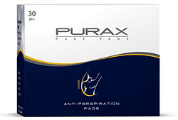 PURAX pure pads - пластыри от пота, клеятся на кожу