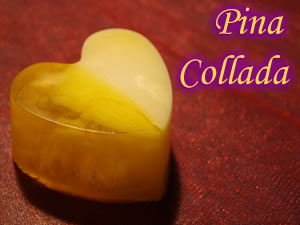 Мыло с ароматом тропического коктейля Пина Коллада - нотки ананаса и кокоса - обалденный запах!